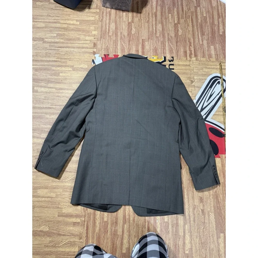 Savile‎ Row S/R Suit coat green windowpane L42
